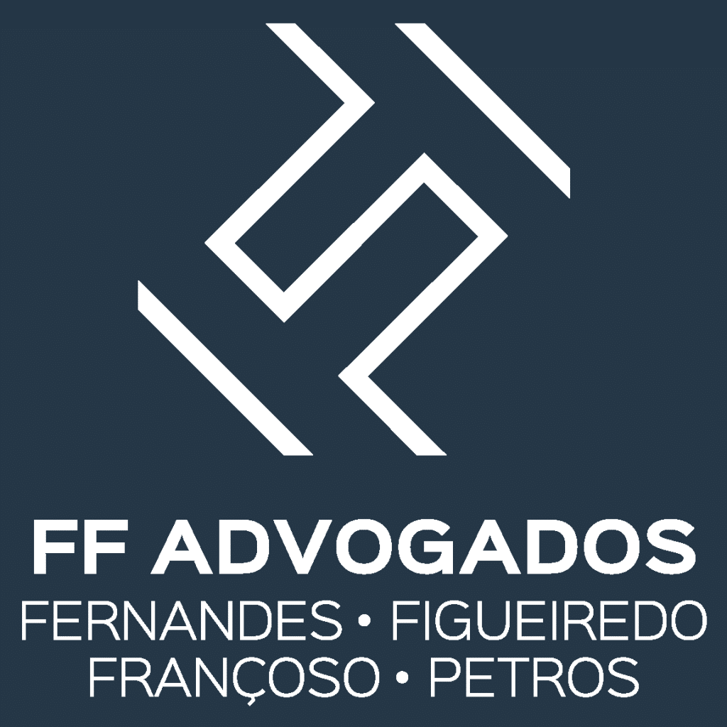 Logo FF Branco e fundo Azul